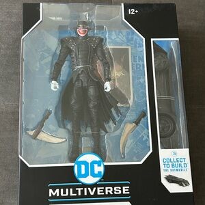DC Multiverse The Batman Who Laughs Figure — Black with White and Red Details